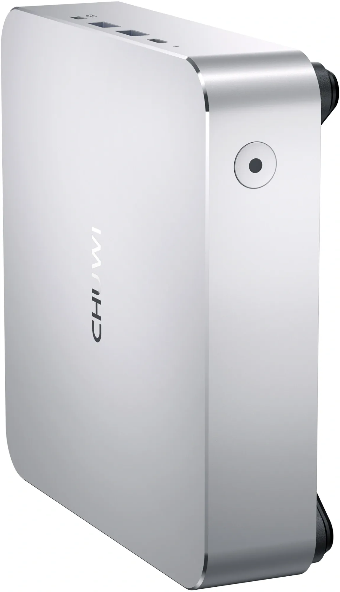 ПК Мини Chuwi AuBox Ryzen 7 8745HS (3.8) 780M без ОС 2x2.5GbitEth WiFi BT 120W серебристый/черный