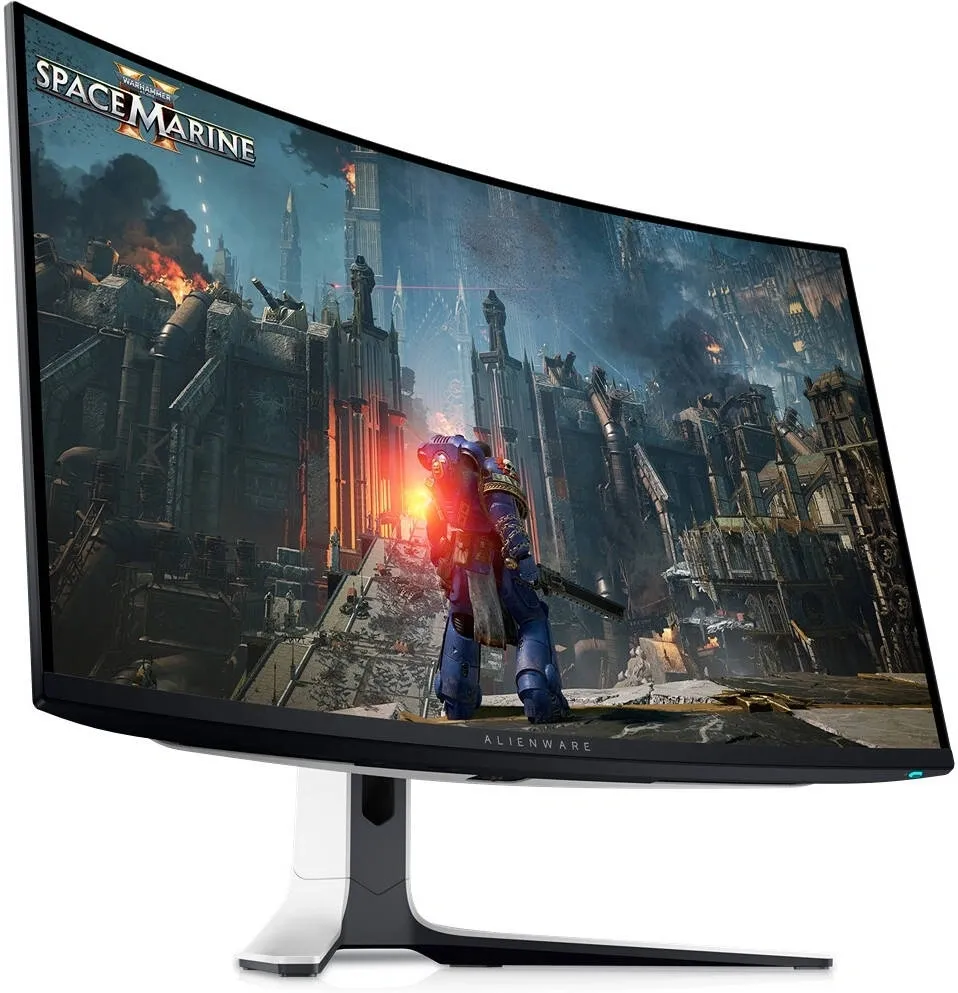 Монитор Dell 32" Alienware AW3225QF белый QD OLED LED 16:9 HDMI матовая HAS Piv 1000cd 178гр/178гр 3840x2160 240Hz G-Sync DP 4K USB 9.35кг