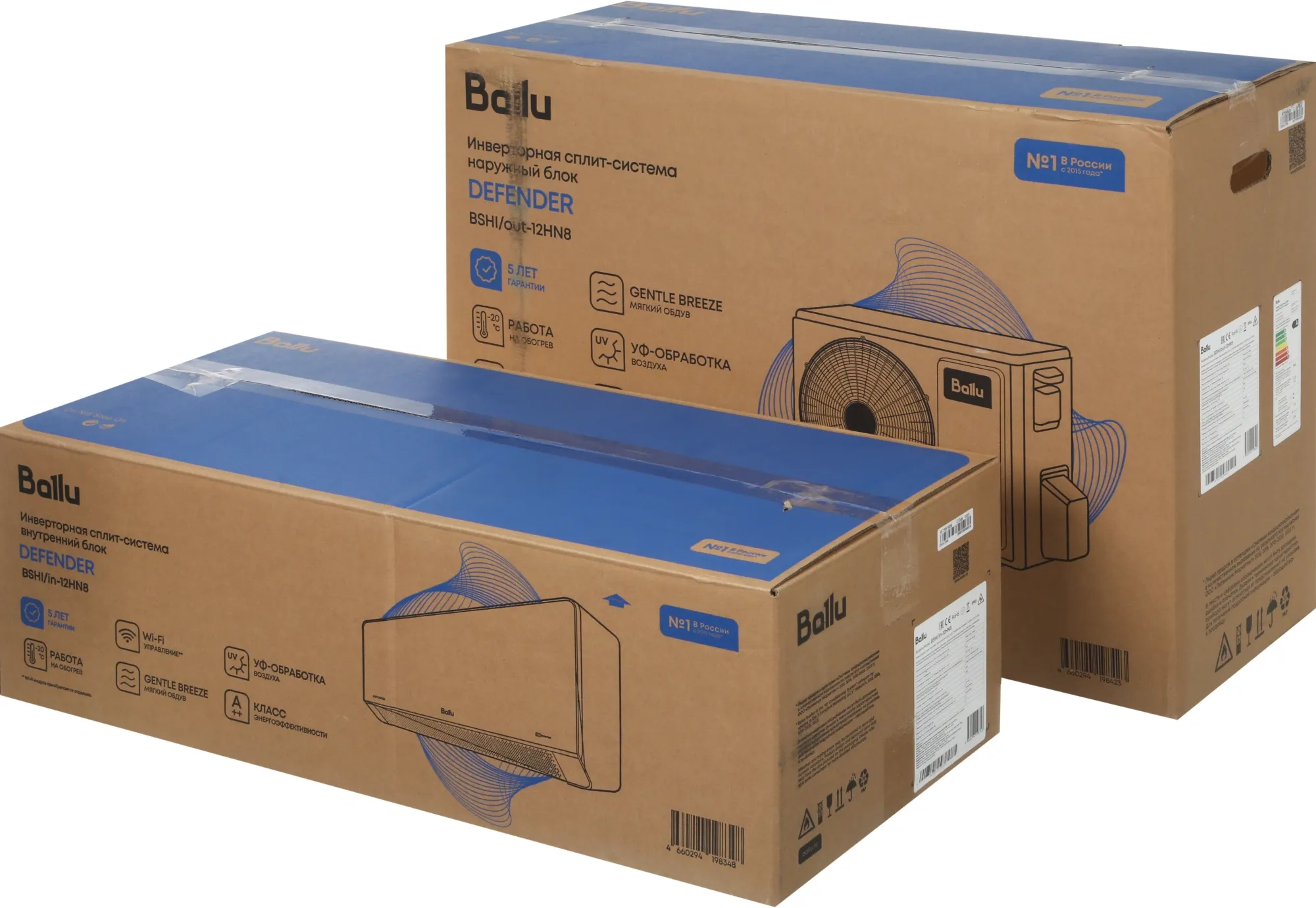 Сплит-система Ballu Defender BSHI-12HN8 белый