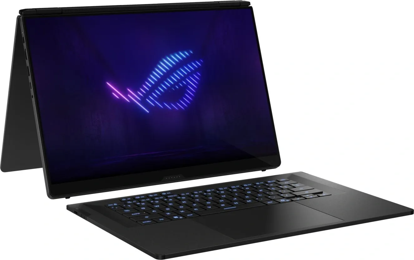Ноутбук Asus ROG Zephyrus Duo 16 GX651AR-SR058W Core Ultra 9 386H 32Gb SSD1Tb NVIDIA GeForce RTX5070Ti 12Gb 16" OLED Touch 3K (2880x1800) Windows 11 Home dk.grey WiFi BT Cam Bag (90NR0NR2-M00260)