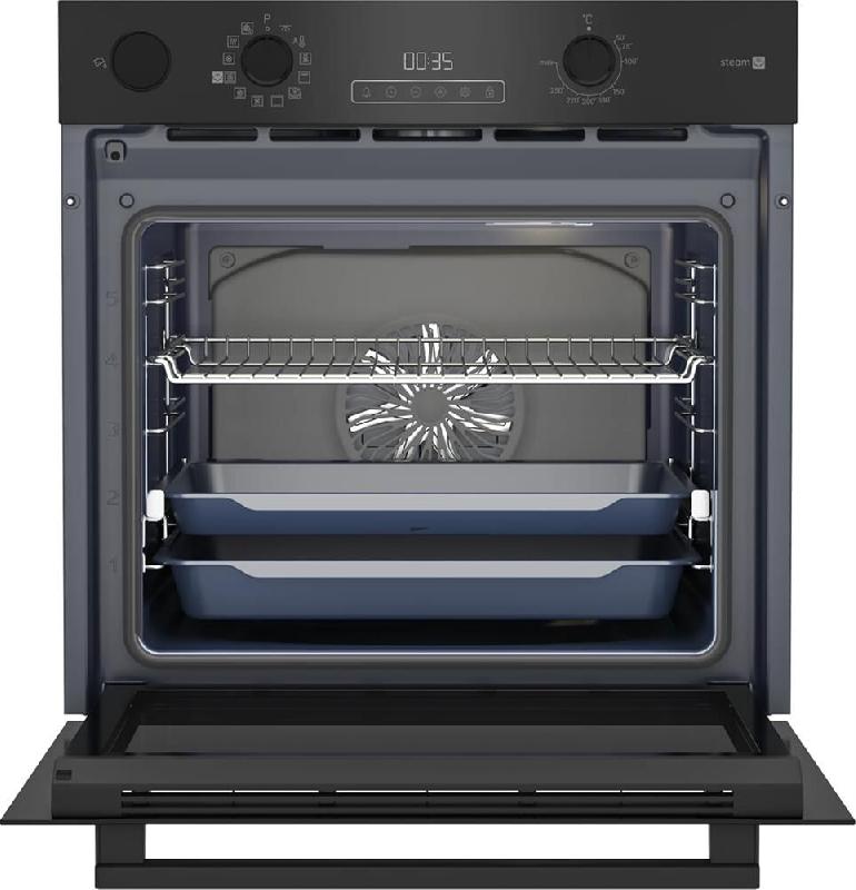 Электрический духовой шкаф HOTPOINT HSTFD 1232 JS BLG