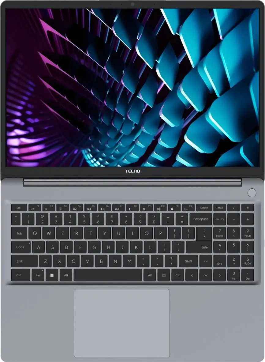 Ноутбук Tecno MegaBook K16SFA Ryzen 5 7535HS 16Gb SSD1Tb AMD Radeon 660M 16" IPS WUXGA (1920x1200) Windows 11 Home grey WiFi BT Cam 6060mAh (71005000407)