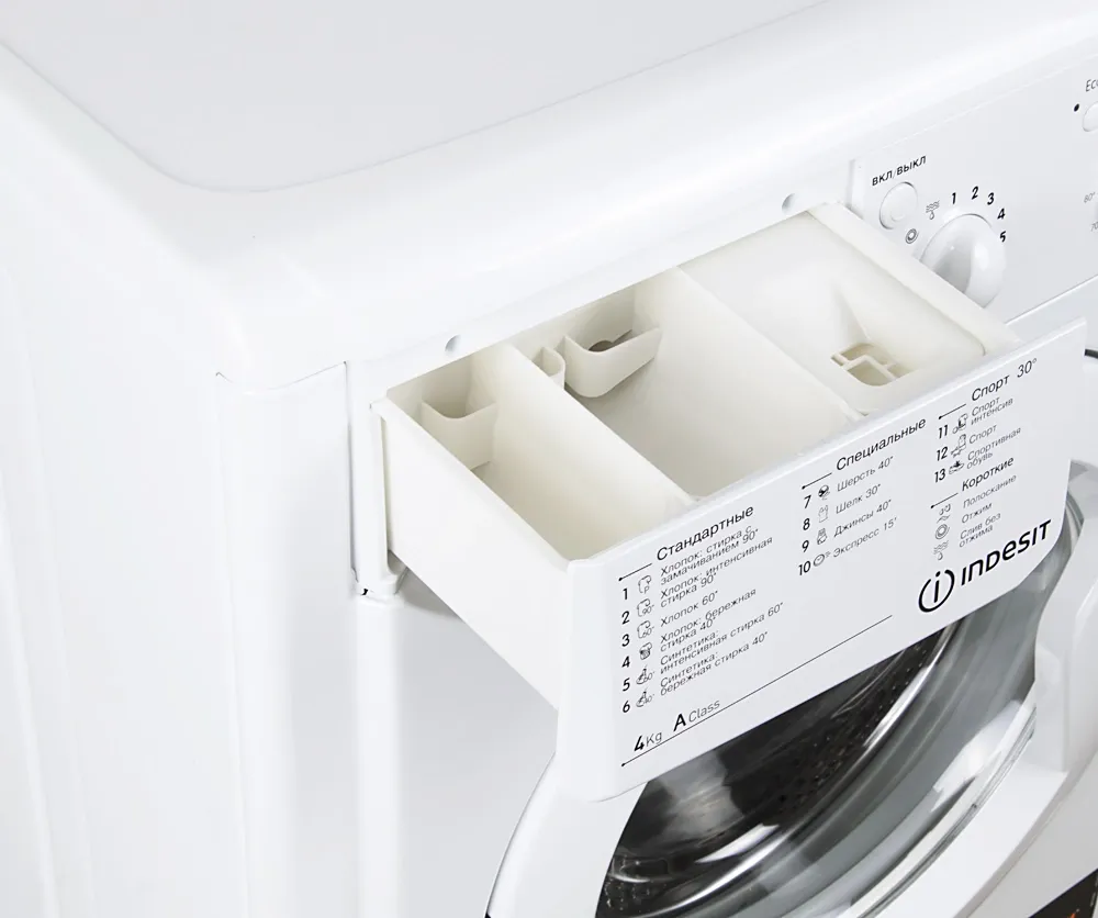 Стиральная машина Indesit EcoTime IWUB 4085 класс: A загр.фронтальная макс.:4кг белый