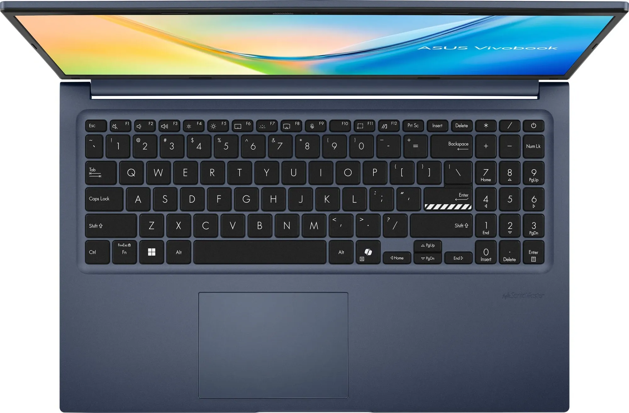 Ноутбук Asus Vivobook 15 M1502XA-BQ017 Ryzen 7 7840HS 8Gb SSD512Gb AMD Radeon 780M 15.6" IPS FHD (1920x1080) без ОС blue WiFi BT Cam (90NB19L1-M000S0)