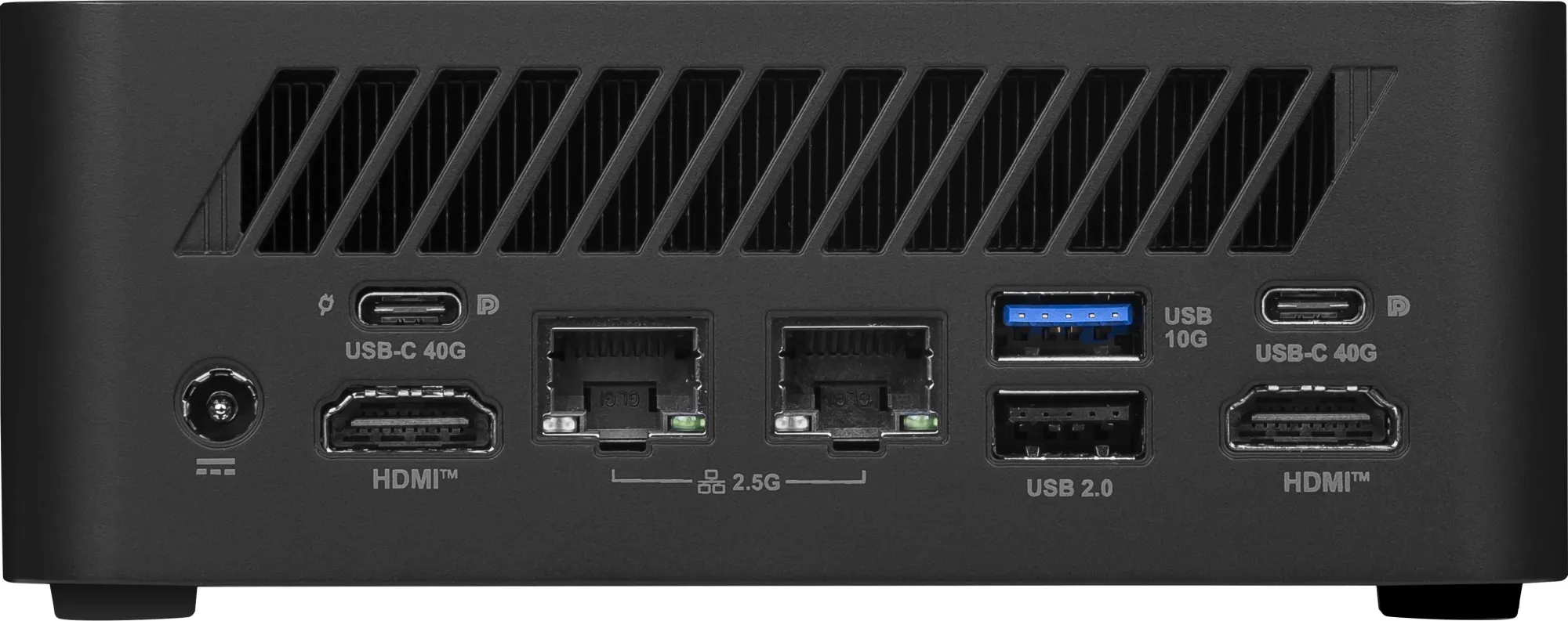 Неттоп MSI Cubi Z 8M-041XRU Ryzen 7 H 255 (3.8) 16Gb SSD512Gb 780M CR без ОС 2x2.5GbitEth WiFi BT 120W черный (9S6-B03241-041)