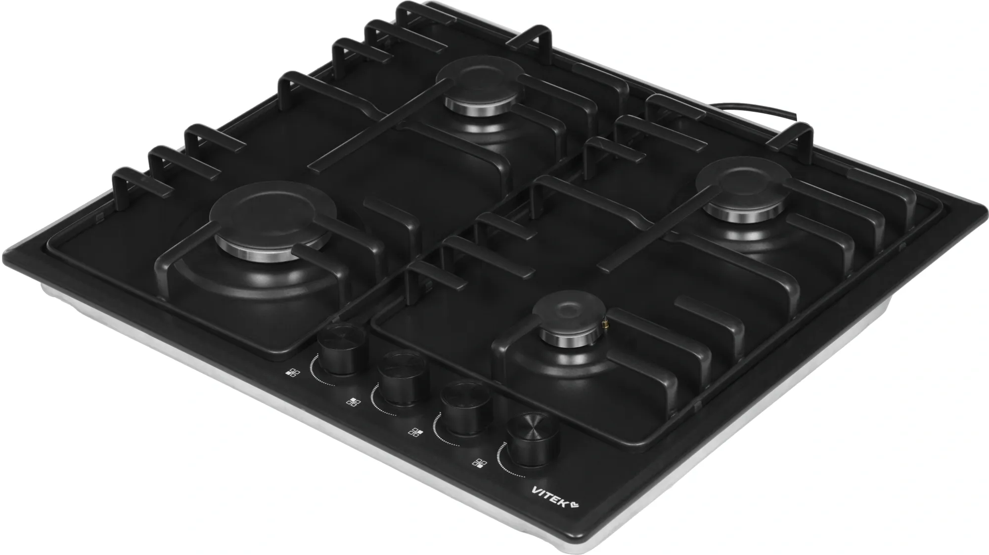 Газовая варочная поверхность Vitek VGH 6410 MBK черный