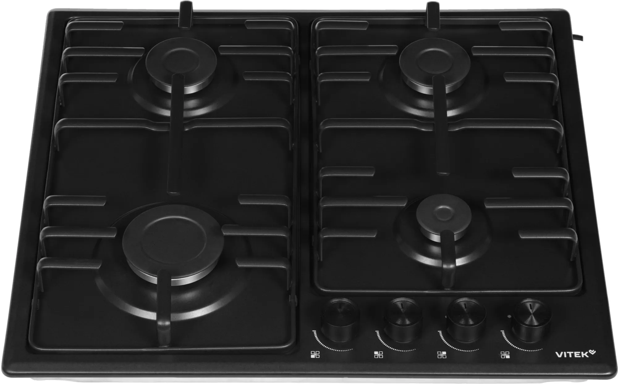 Газовая варочная поверхность Vitek VGH 6410 MBK черный