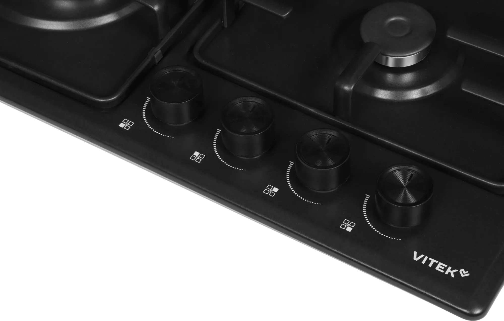 Газовая варочная поверхность Vitek VGH 6410 MBK черный
