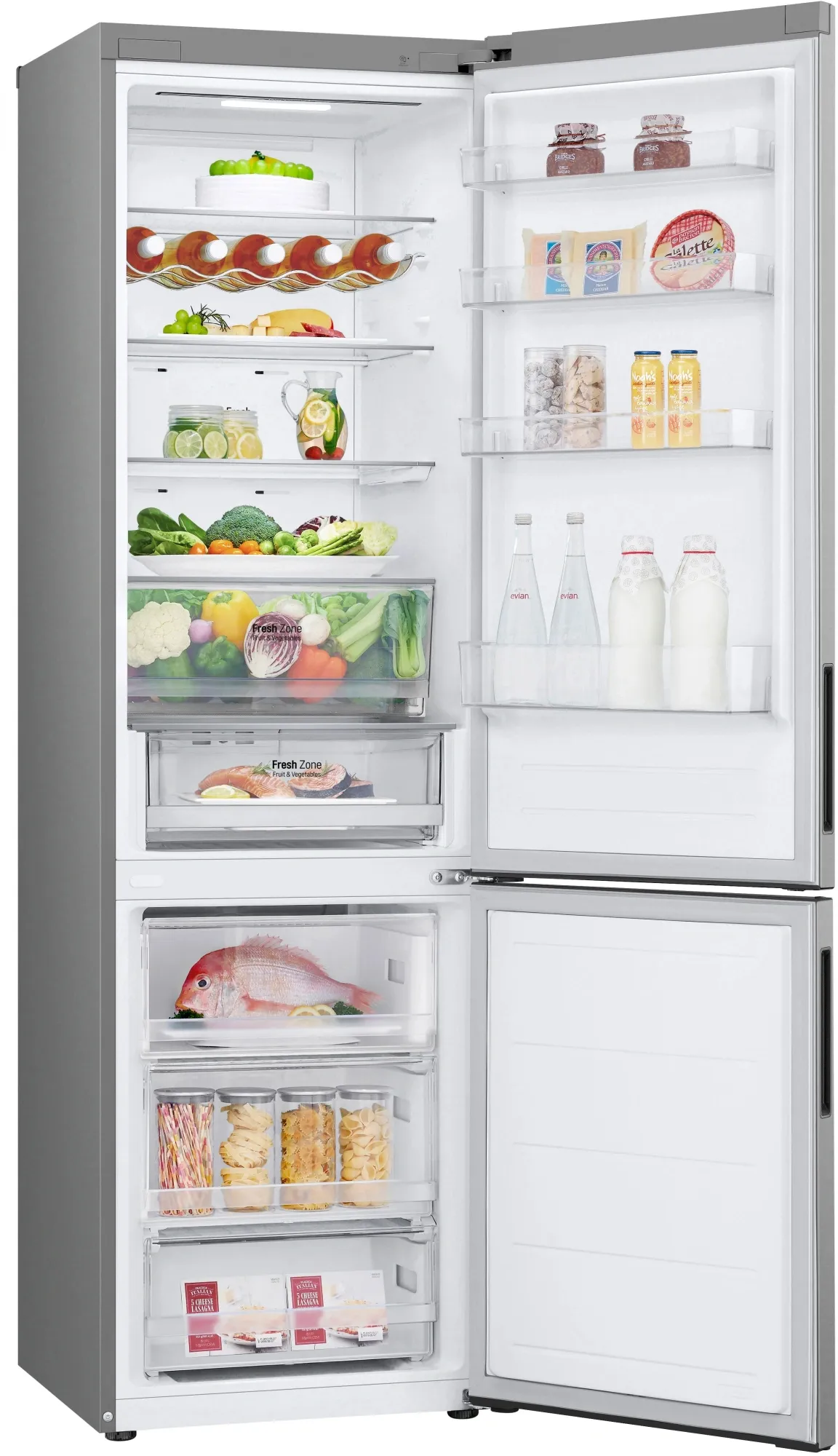 Холодильник LG GC-B509ANMW 2-хкамерн. серый инвертер