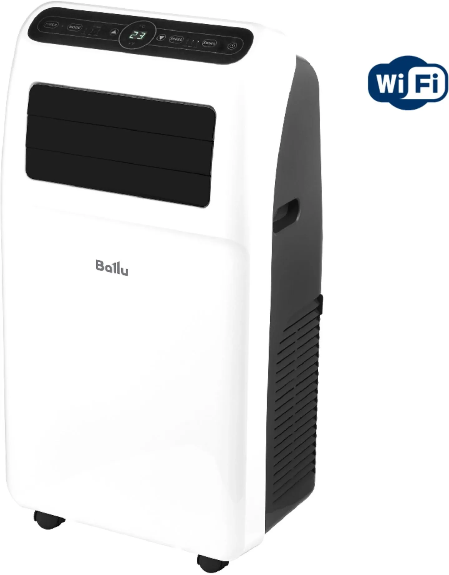Кондиционер мобильный Ballu Aura BPAC-12 CP/N1_24Y белый площ.30м2