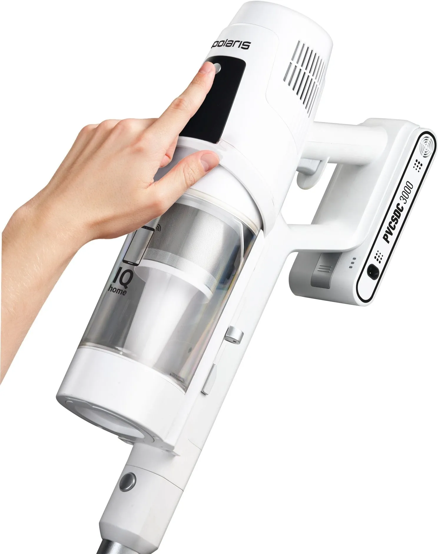 Пылесос Polaris IQ Home PVCSDC 3000 800Вт белый (в компл.:3мешка)