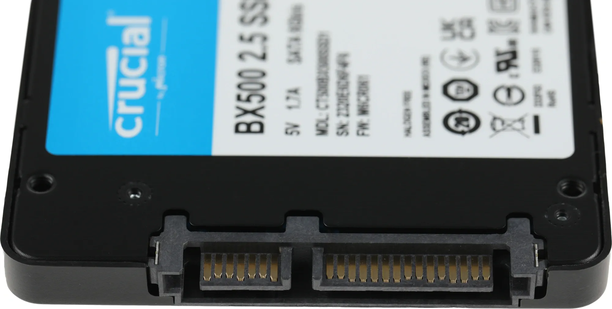 Накопитель SSD Crucial S SATA-III 500GB CT500BX500SSD1 BX500 2.5"