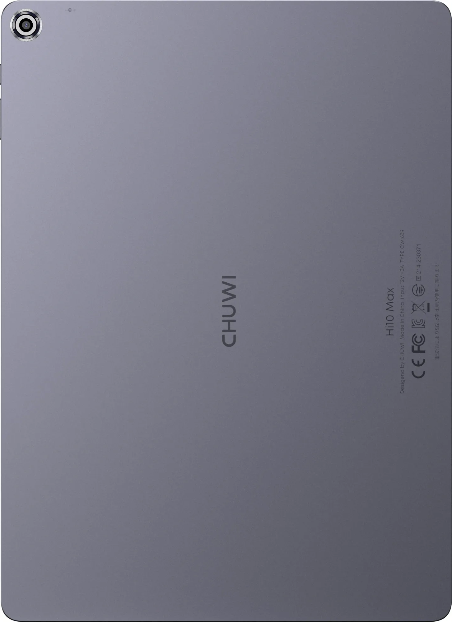 Планшет Chuwi Hi10 Max 125U (1.3) 11C RAM12Gb ROM512Gb 12.9" IPS 2880x1920 Windows 11 Professional серый 8Mpix 5Mpix BT WiFi 4820mAh