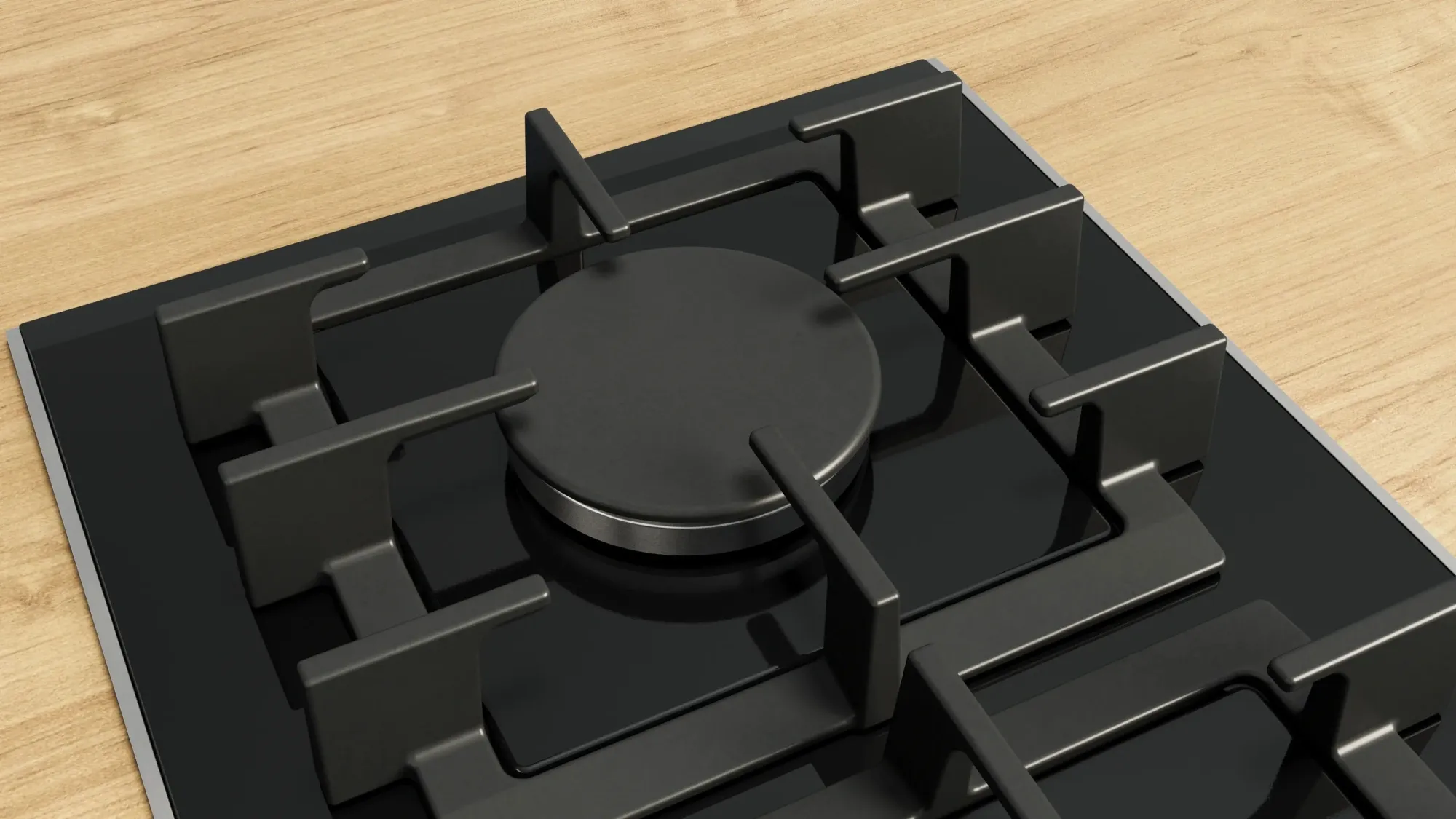 Газовая варочная поверхность Bosch PRB3A6I40L черный