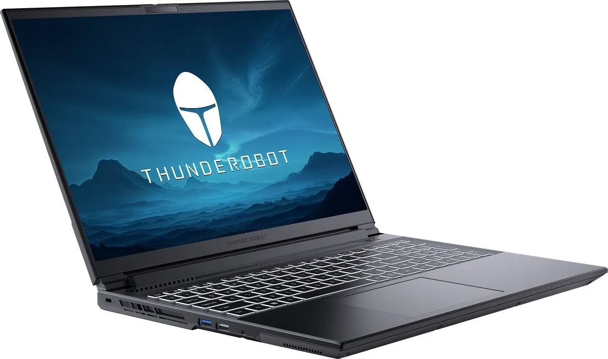 Ноутбук Thunderobot Range 16 Evo Core i5 13420H 16Gb SSD1Tb NVIDIA GeForce RTX5050 8Gb 16" IPS QHD (2560x1600) FreeDOS black WiFi BT Cam (JT009P00KRU)
