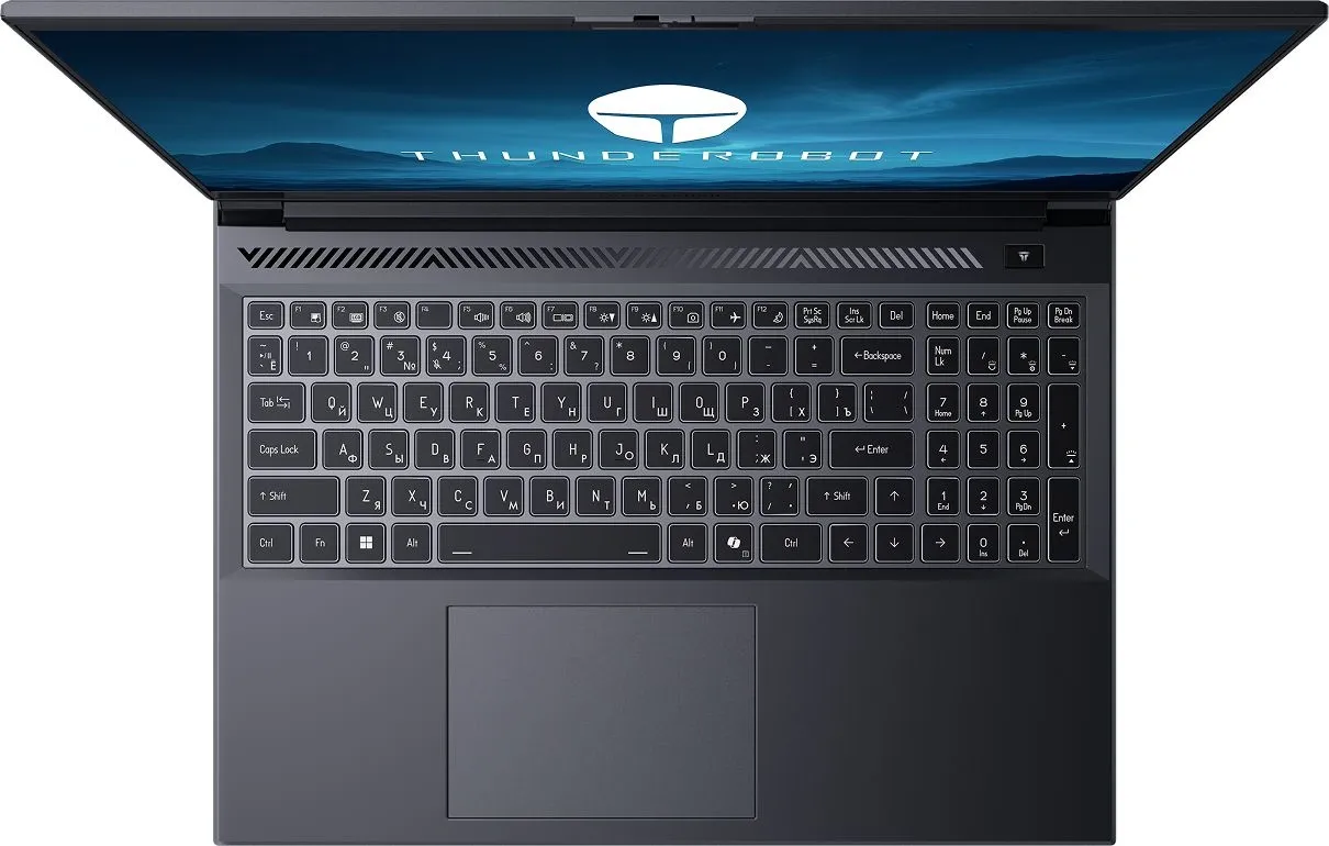 Ноутбук Thunderobot Range 16 Evo Core i5 13420H 16Gb SSD1Tb NVIDIA GeForce RTX5050 8Gb 16" IPS QHD (2560x1600) FreeDOS black WiFi BT Cam (JT009P00KRU)