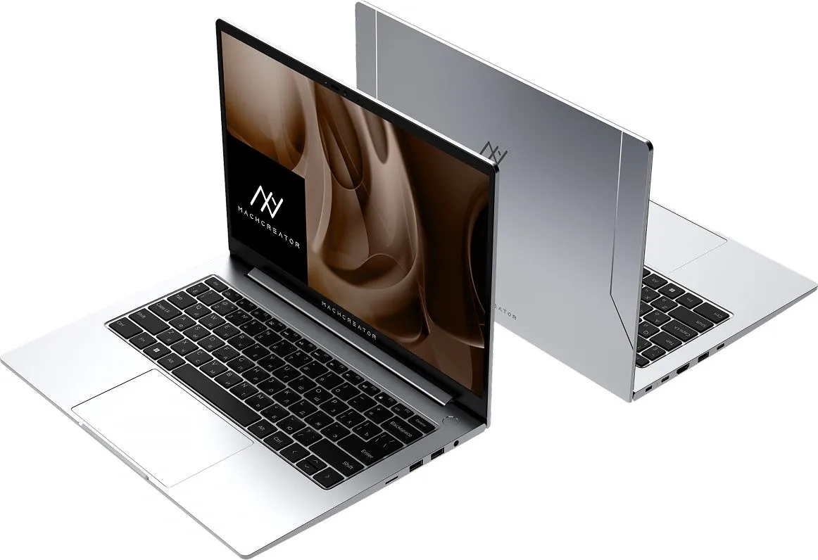Ноутбук Machcreator Genesis R14 Ryzen 5 7640HS 16Gb SSD1Tb AMD Radeon 760M 14.1" IPS FHD (1920x1200) без ОС silver WiFi BT Cam 6550mAh (JJ00GW00GRU)