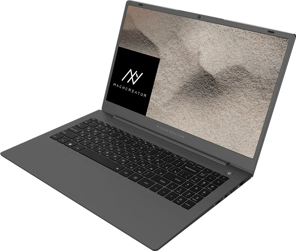 Ноутбук Machcreator One R6 Ryzen 5 7430U 16Gb SSD512Gb AMD Radeon Graphics 16" IPS FHD (1920x1200) Windows 11 Pro grey WiFi BT Cam 4825mAh (JJ00G000HRU)