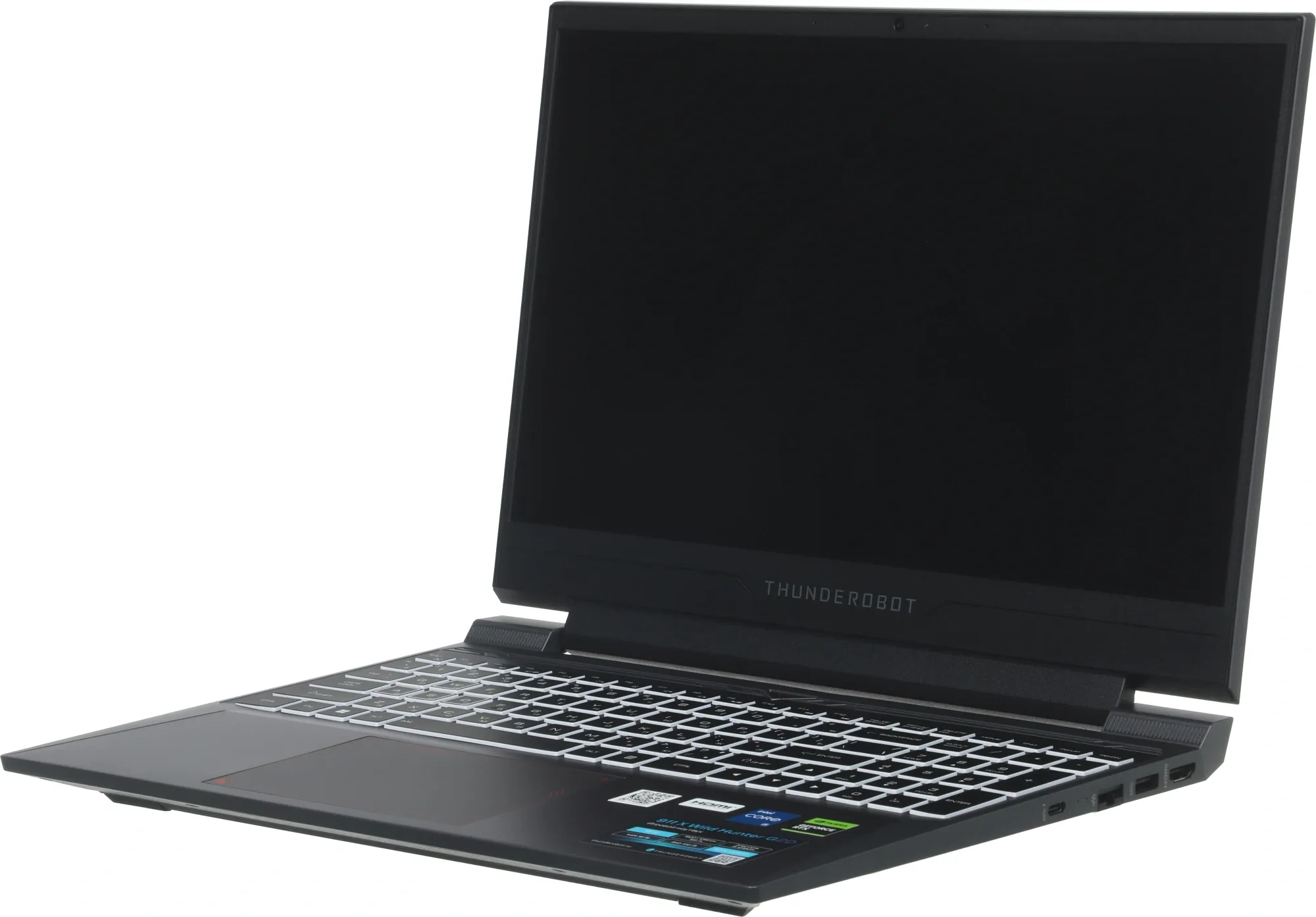 Ноутбук Thunderobot 911 X Wild Hunter G2D Core i5 12450H 16Gb SSD512Gb NVIDIA GeForce RTX4050 6Gb 15.6" IPS FHD (1920x1080) FreeDOS grey WiFi BT Cam (JT009A00KRU)