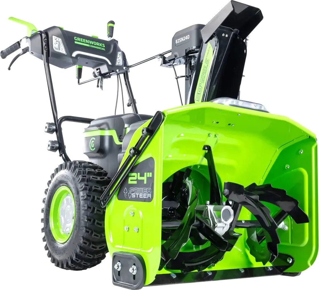 Снегоуборщик электр. Greenworks GD82ST56 5.2кВт