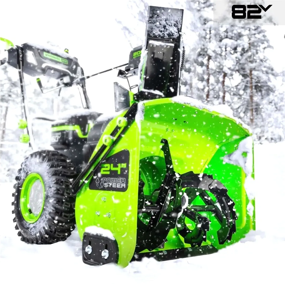 Снегоуборщик электр. Greenworks GD82ST56 5.2кВт