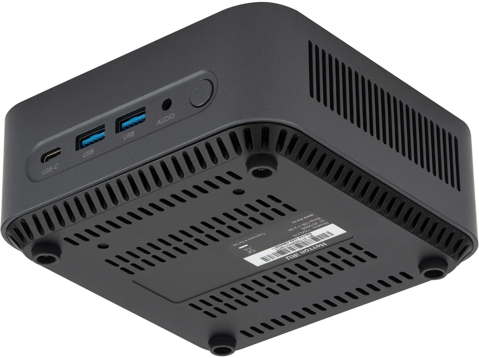 Неттоп IRU Planio 110ALCN N95 (1.7) 8Gb SSD256Gb UHDG без ОС GbitEth WiFi BT 120W черный (RUS) (2198626)