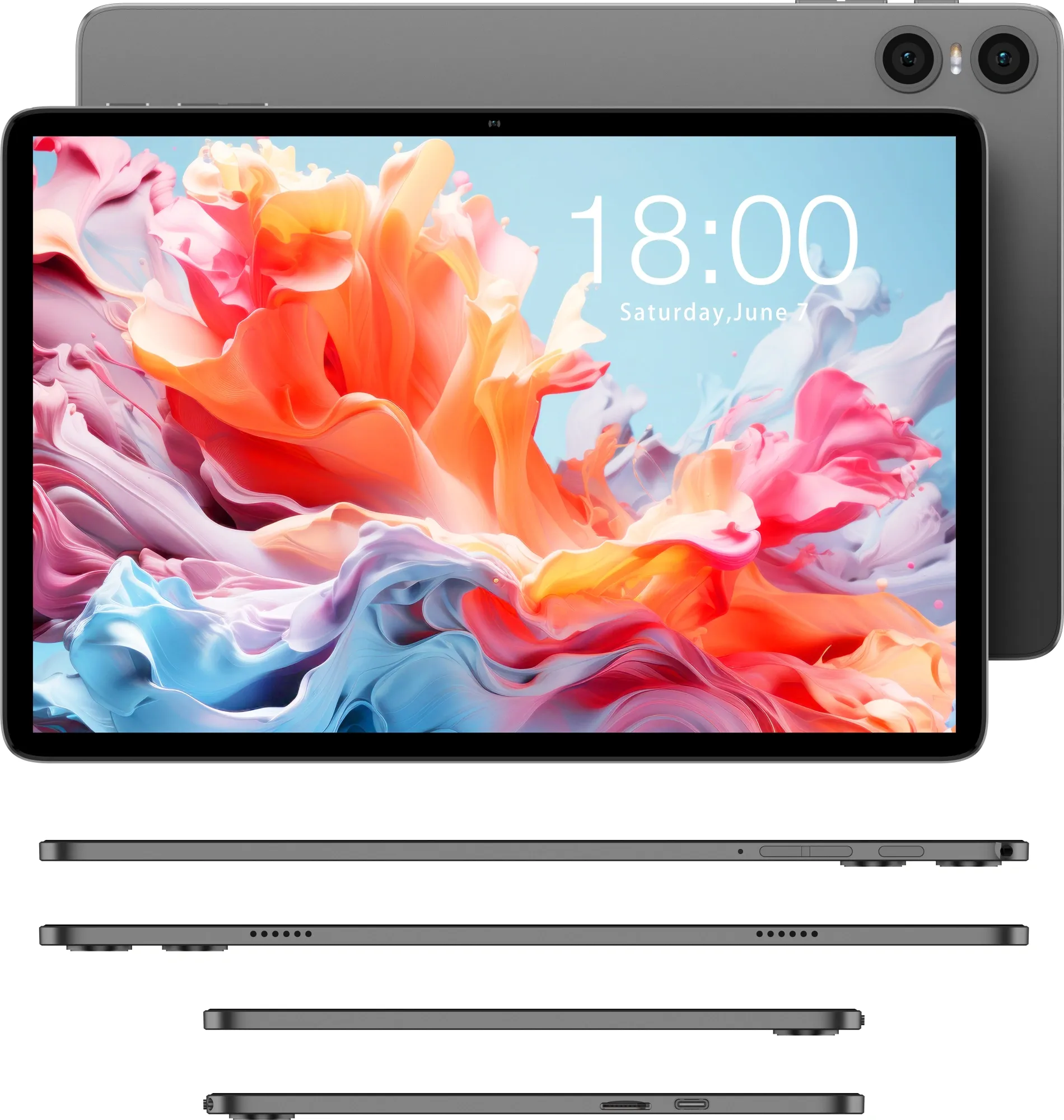 Планшет Teclast P30T Case T7250 (1.6) 8C RAM4Gb ROM128Gb 10.1" IPS 1280x800 Android 16 серый 5Mpix 2Mpix BT WiFi microSD 256Gb 6000mAh 12hr