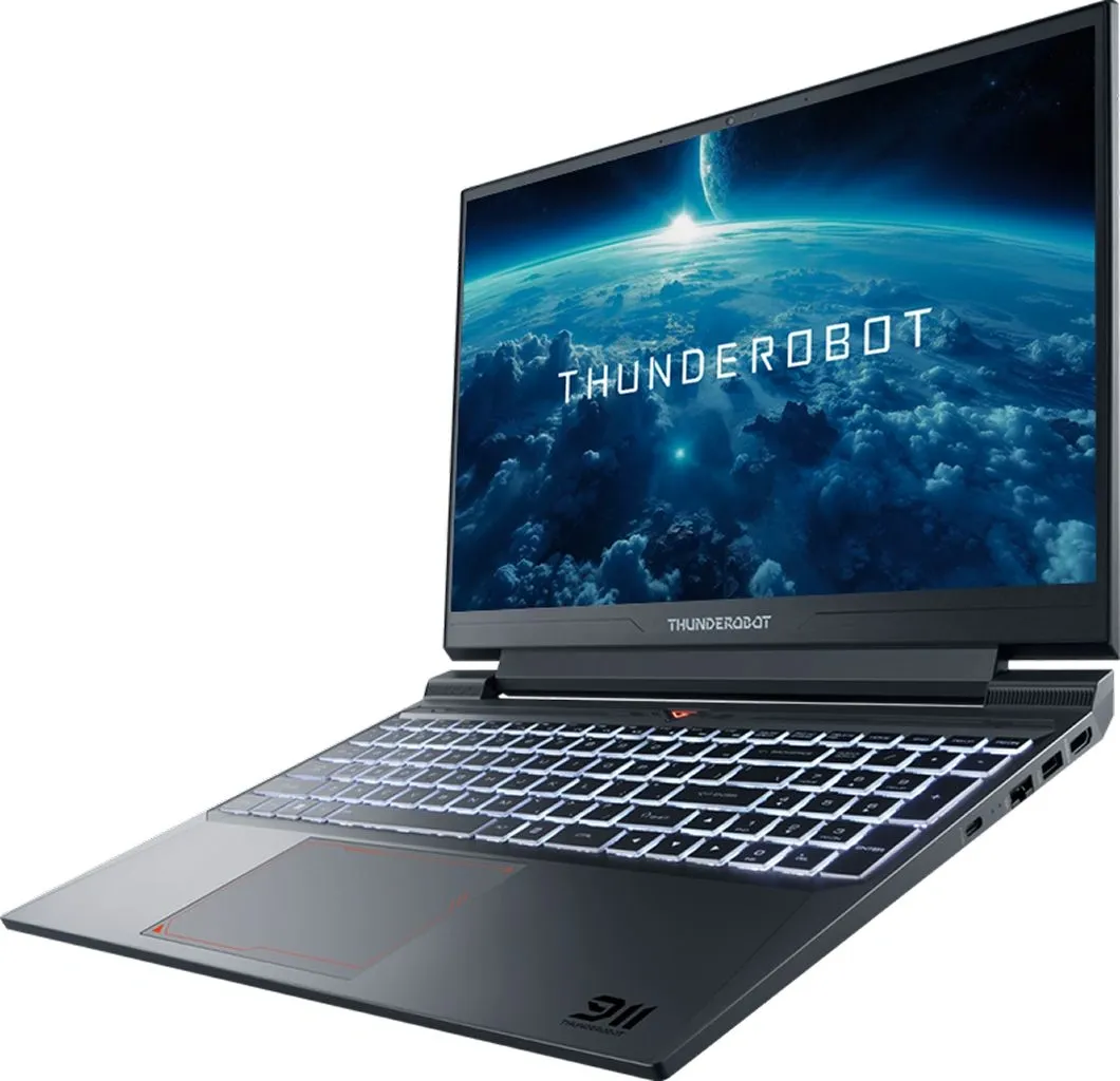 Ноутбук Thunderobot 911 X Wild Hunter G3 Evo Core i5 13420H 16Gb SSD512Gb NVIDIA GeForce RTX5050 8Gb 15.6" IPS FHD (1920x1080) FreeDOS grey WiFi BT Cam (JT009R00KRU)