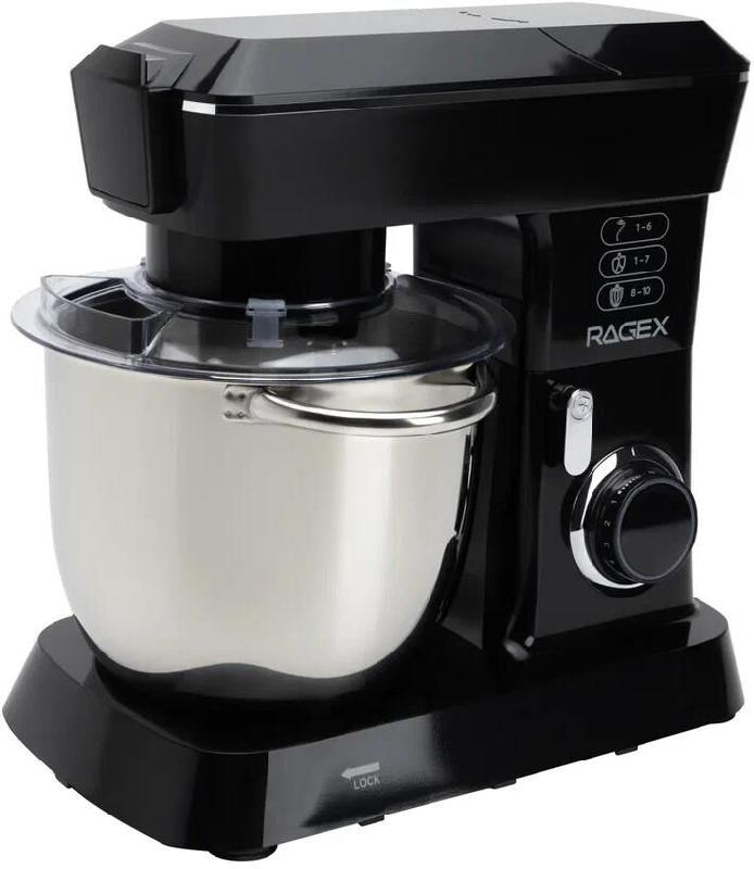 Кухонный комбайн 14 в 1 RAGEX R112, 4.5л, 1300Вт, цвет: 000 (черный), КИТАЙ