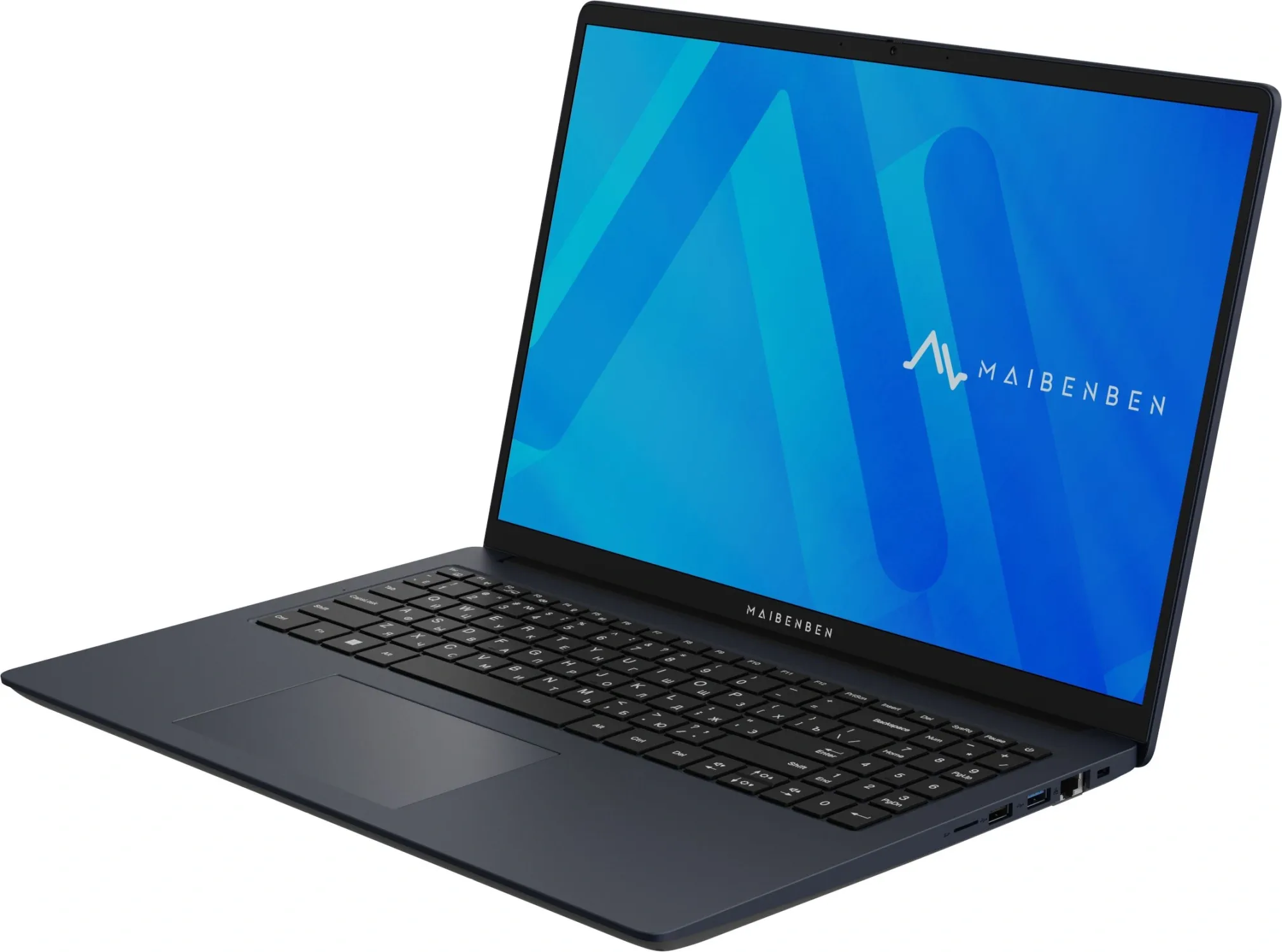 Ноутбук Maibenben M677 Ryzen 7 7730U 16Gb SSD1Tb AMD Radeon Graphics 16" IPS FHD+ (1920x1200) Windows 11 Home blue WiFi BT Cam 3896mAh (M6770G140HU4E10)