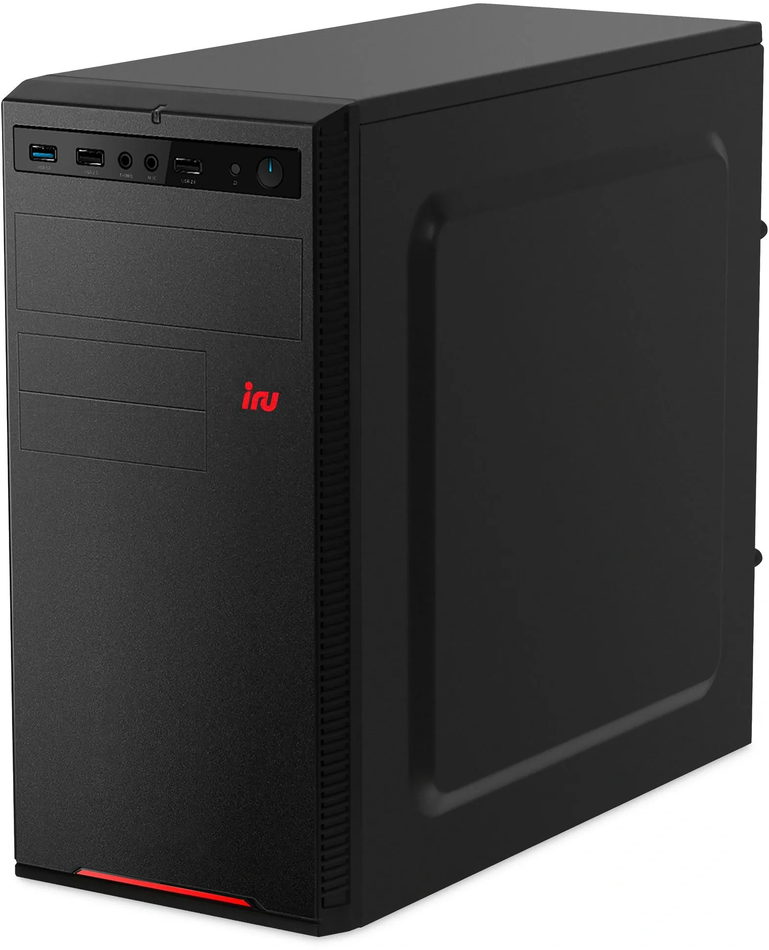 ПК IRU Planio 320A5S0 MT Ryzen 5 5600G (3.9) 16Gb SSD500Gb RGr без ОС GbitEth 400W черный (RUS) (2195817)