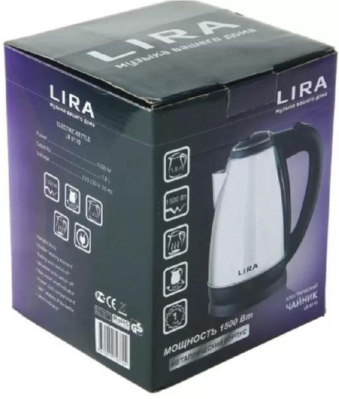Чайник LIRA LR 0110 нерж.сталь