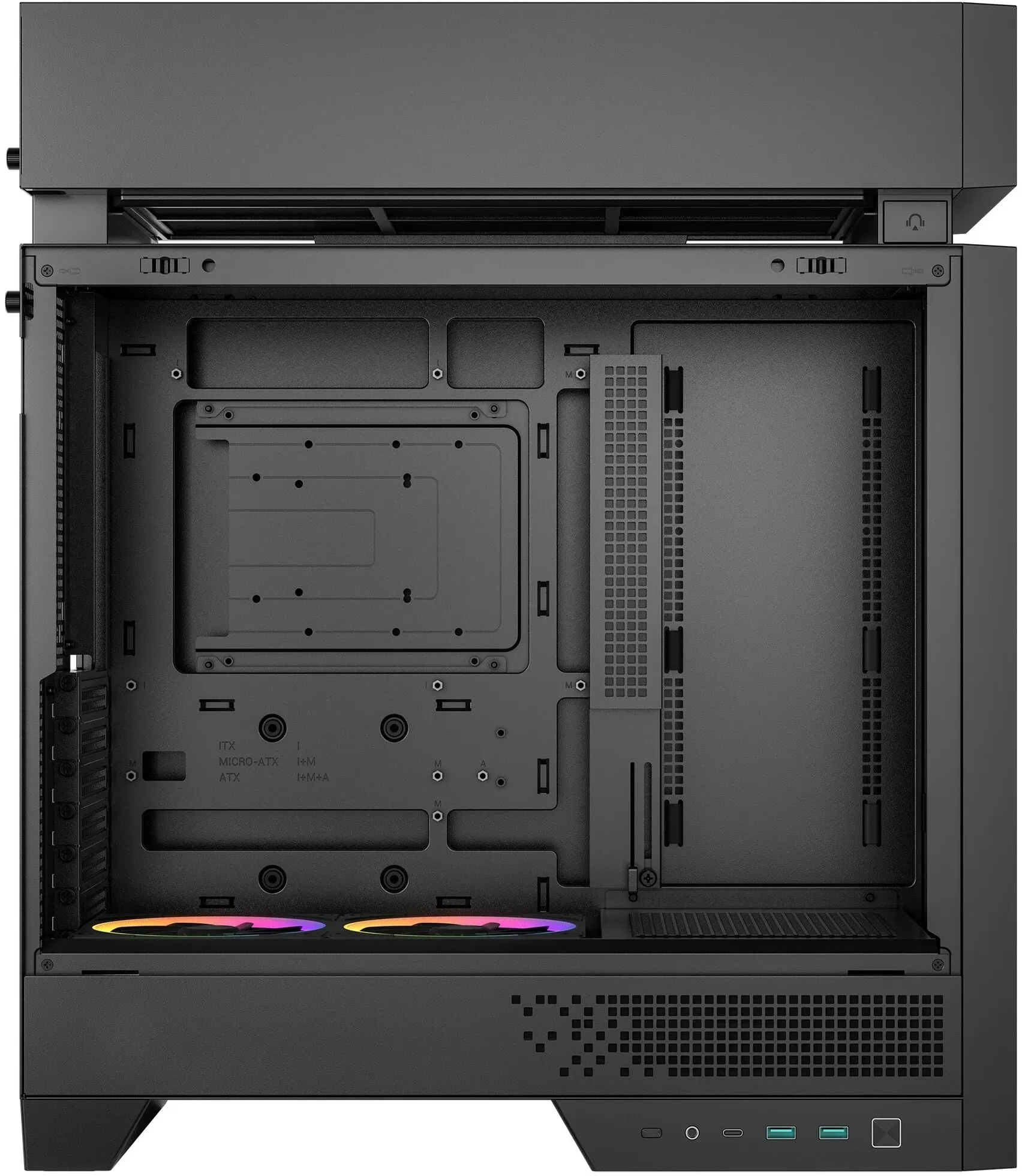 Корпус Deepcool CL660 черный/коричневый без БП ATX 4x120mm 5x140mm 2xUSB3.0 audio bott PSU