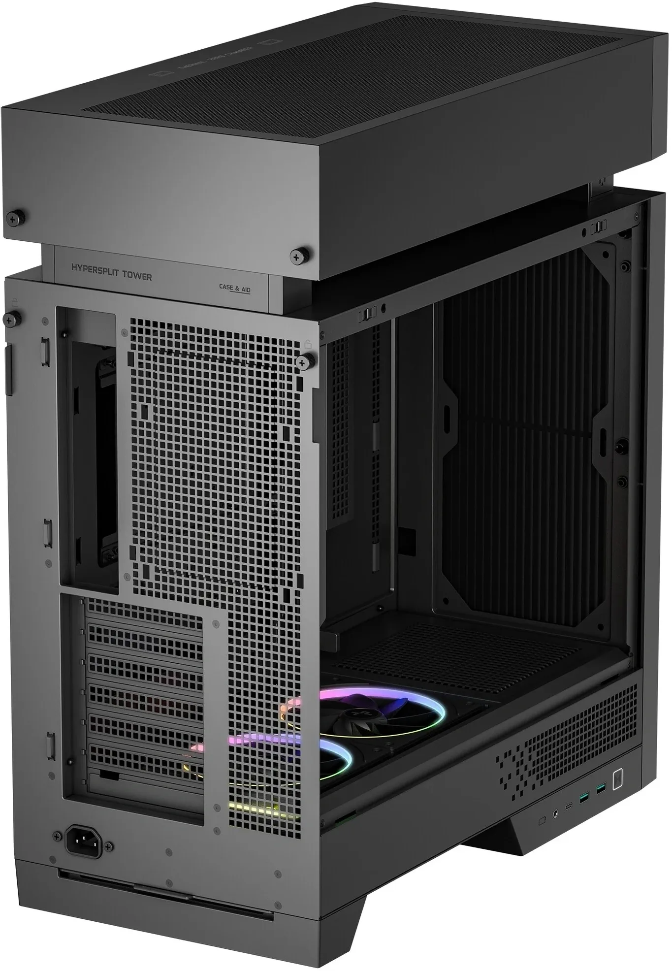 Корпус Deepcool CL660 черный/коричневый без БП ATX 4x120mm 5x140mm 2xUSB3.0 audio bott PSU