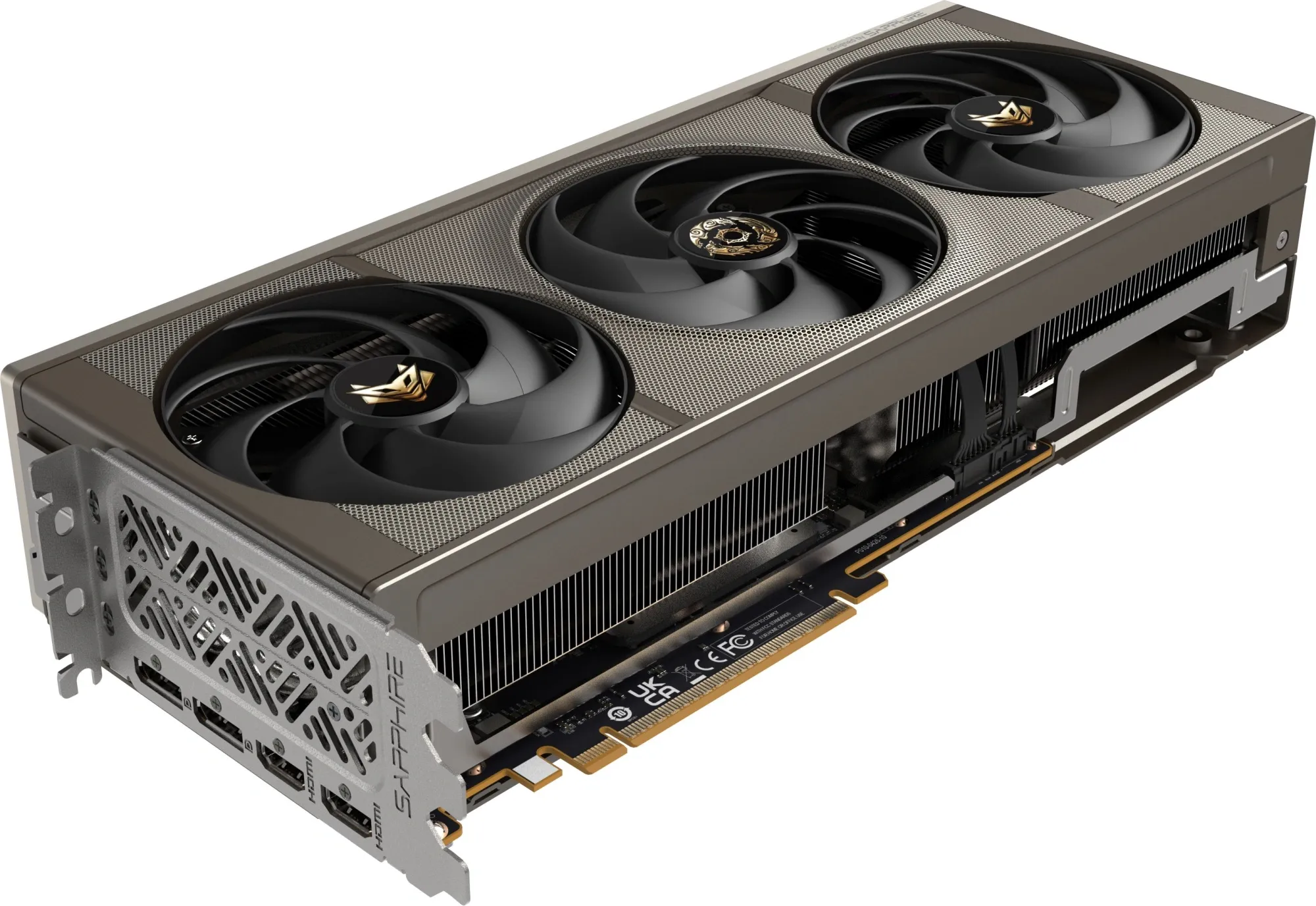 Видеокарта Sapphire PCI-E 5.0 11348-10-20G NITRO+AMD RADEON RX 9070 XT 16GB CRIMSON DESERT EDITION GAMING OC LITE AMD Radeon RX 9070XT 16Gb 256bit GDDR6 2520/20000 HDMIx2 DPx2 HDCP Ret