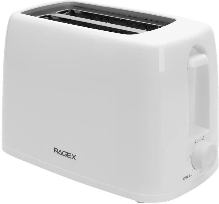 Электрический тостер RAGEX R1302, 650Вт, цвет: 100 (белый), КИТАЙ
