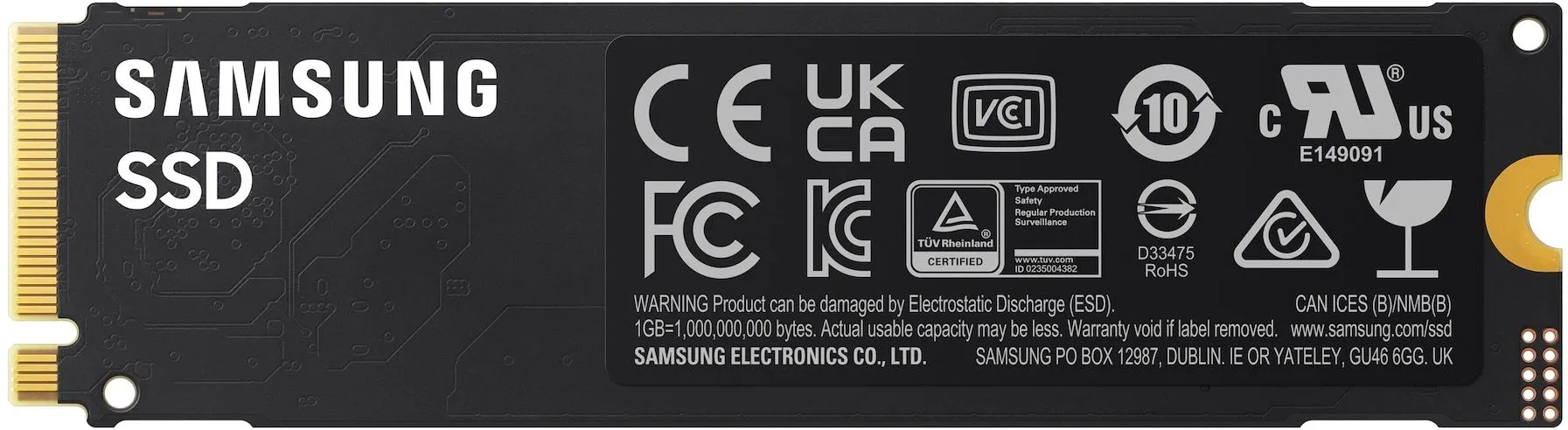 Накопитель SSD Samsung PCIe 4.0 x4 2TB MZ-V9V2T0BW M.2 2280