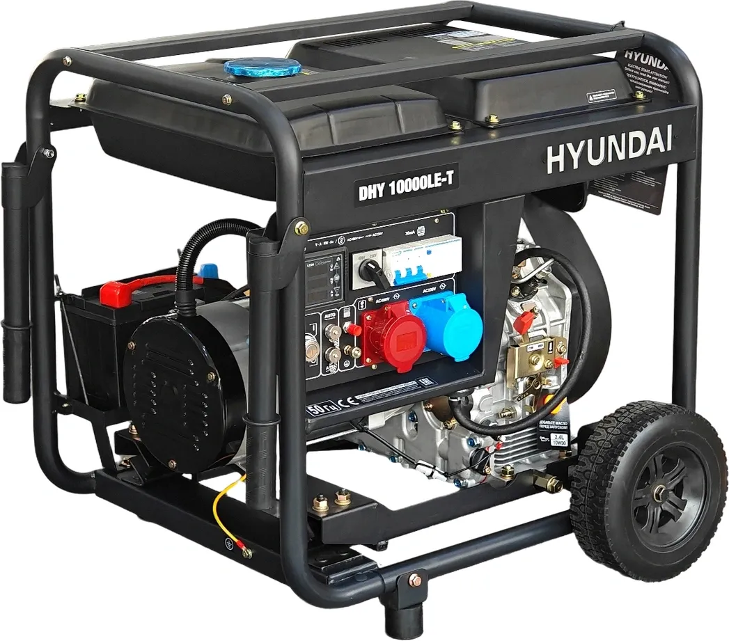Генератор Hyundai DHY 10000LE-T