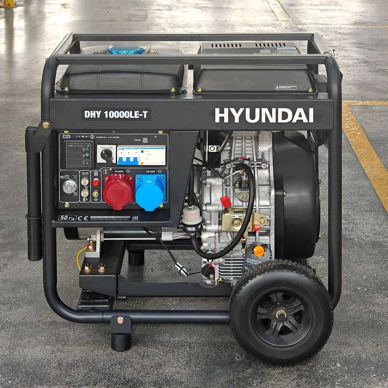 Генератор Hyundai DHY 10000LE-T