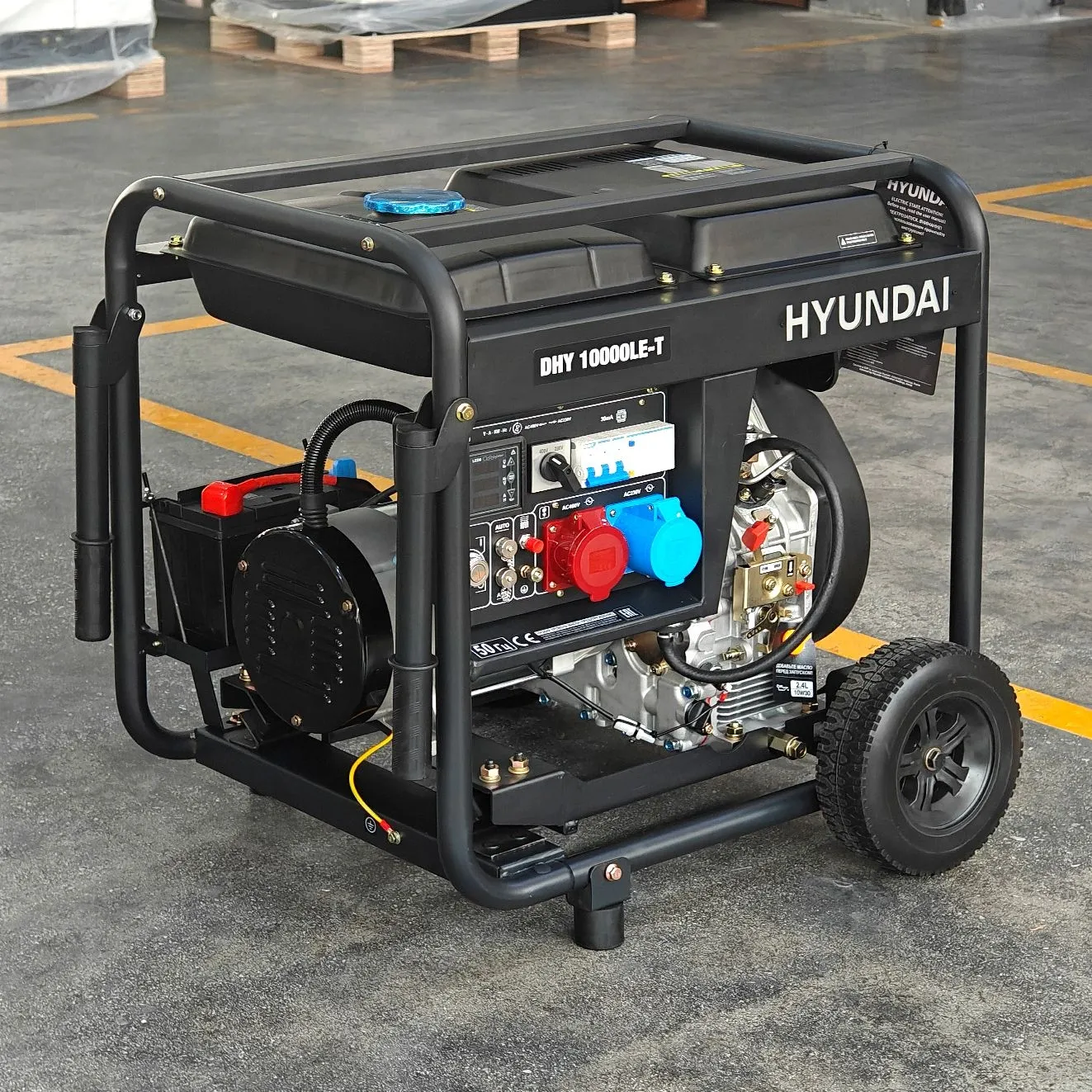 Генератор Hyundai DHY 10000LE-T