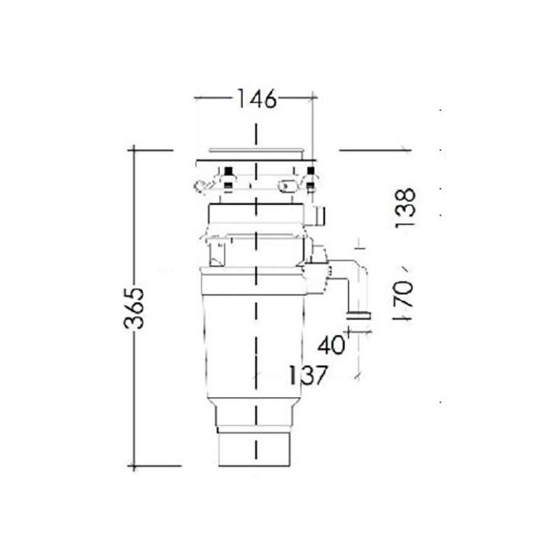 Измельчитель отходов Kuppersberg WSS 550 B