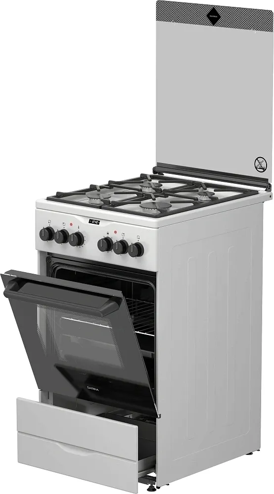 Плита Комбинированная Darina PL KM241 311 W белый