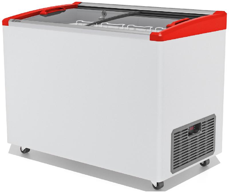 Морозильный ларь Gellar FG 350 E красный