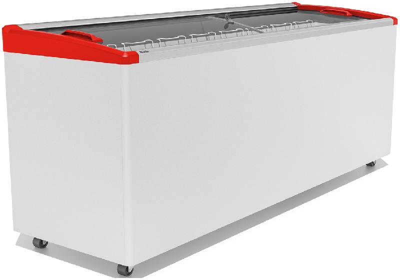Морозильный ларь Gellar FG 700 E красный