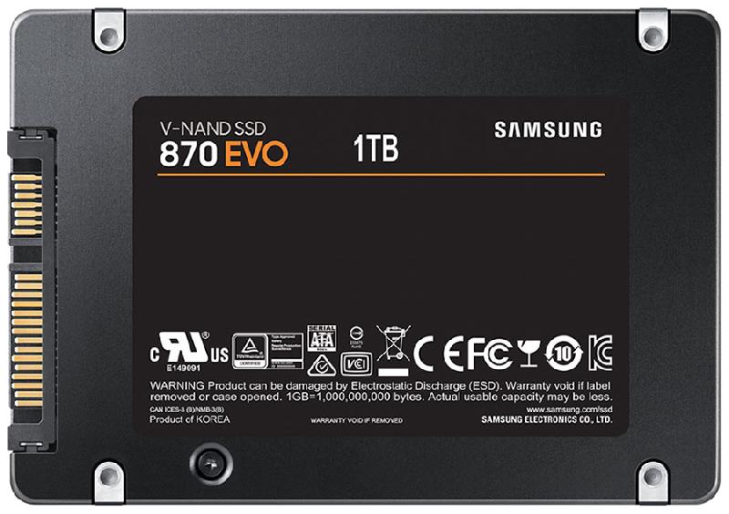 SSD Samsung 2.5 870 EVO SATA III 3bit MLC (TLC) MZ-77E1T0BW