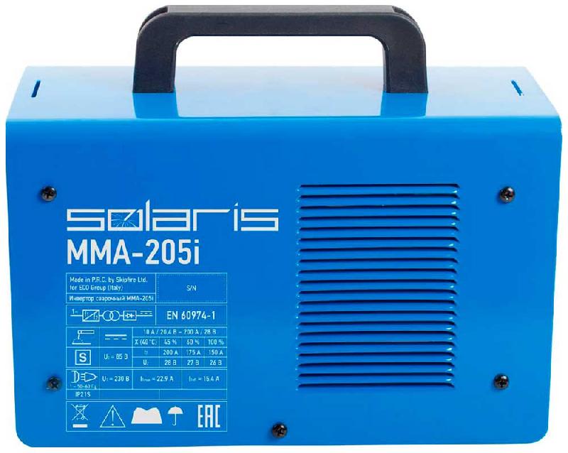 Сварочный инвертор Solaris MMA-205i