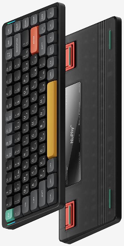 Клавиатура NuPhy QMK, AIR75v2, Basalt Black, RGB, Hot Swap, Wisteria Switch (AIR75v2-BB-23)