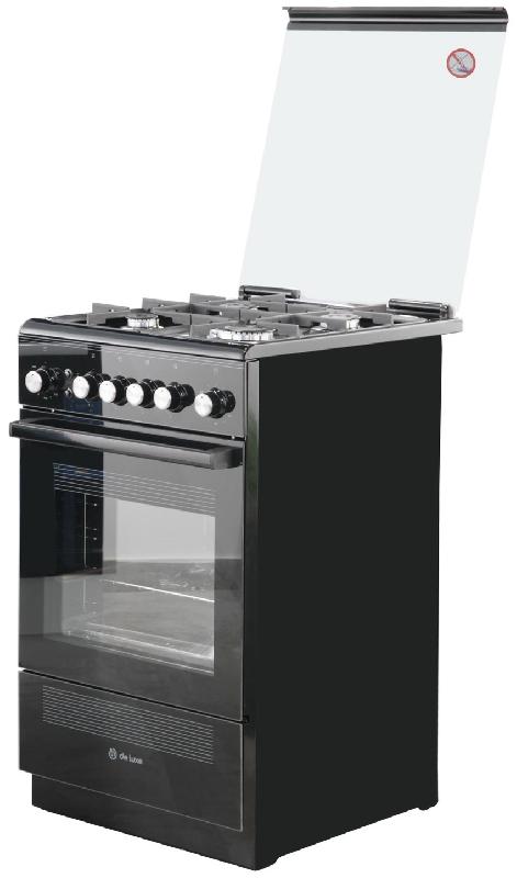 Газовая плита De luxe 506040.23 г кр ЧР-001 черная