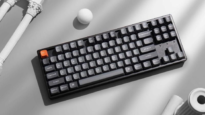 Клавиатура Keychron K8 Max, 87 клавиш, RGB подсветка, Hot-swap, алюм.рамка Keychron Red Switch