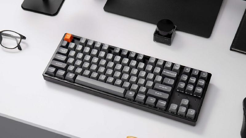 Клавиатура Keychron K8 Max, 87 клавиш, RGB подсветка, Hot-swap, алюм.рамка Keychron Brown Switch